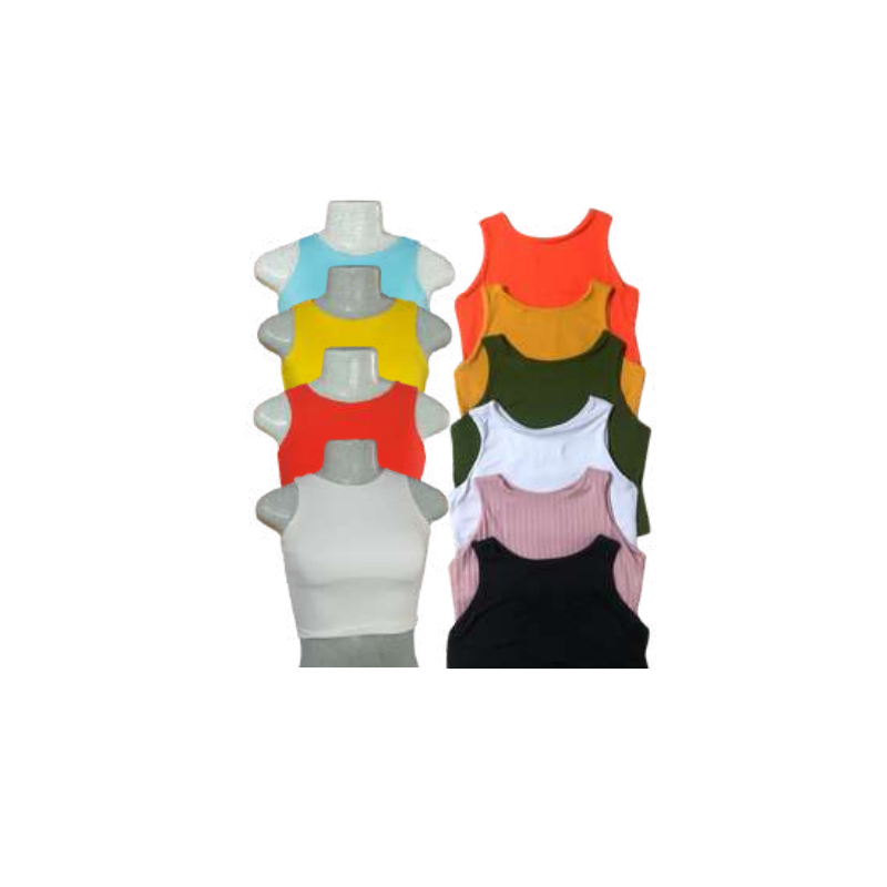 CROP TOP SIN MANGAS