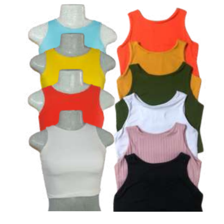 CROP TOP SIN MANGAS